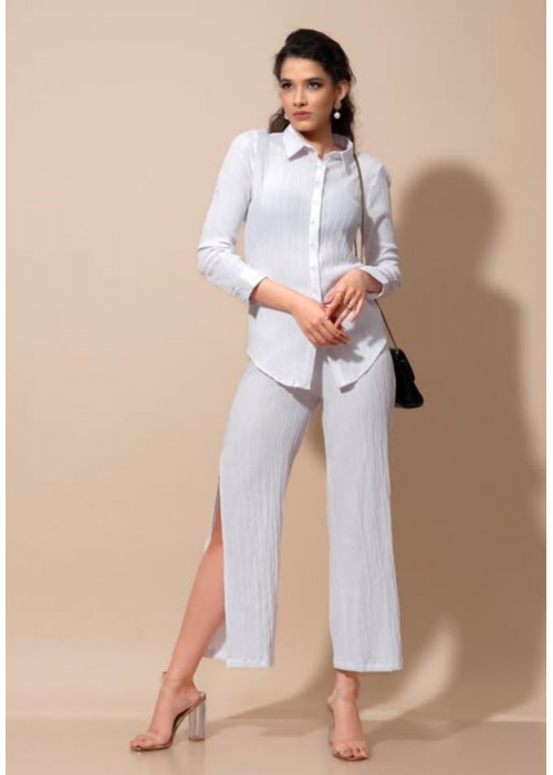 MIRA WHITE BAGGY PANT